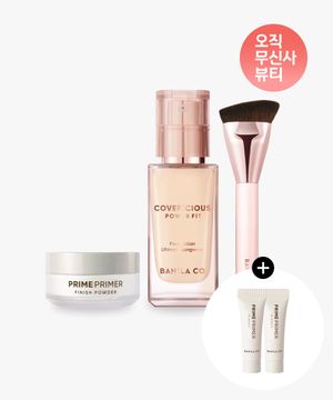 [SET] (올뉴) 커버리셔스 파워 핏 파운데이션 30ml +브러쉬+파우더 5g