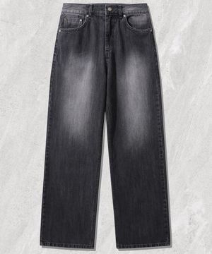 스크레치 데님팬츠 그레이 KMLP6686