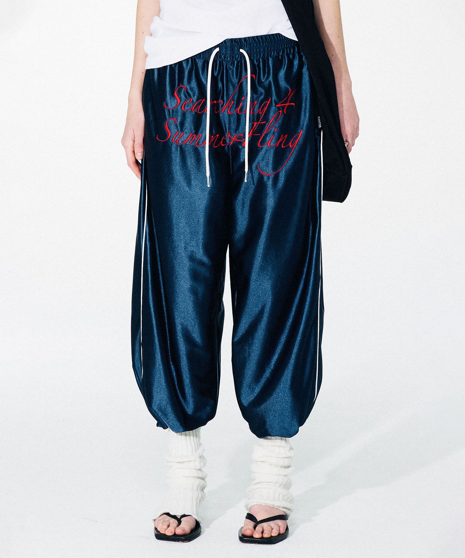 ★SCULPTOR★ Hopeful Summer pants Navy SC23S435NA MUSINSA | SCULPTOR Hopeful Summer pants Navy