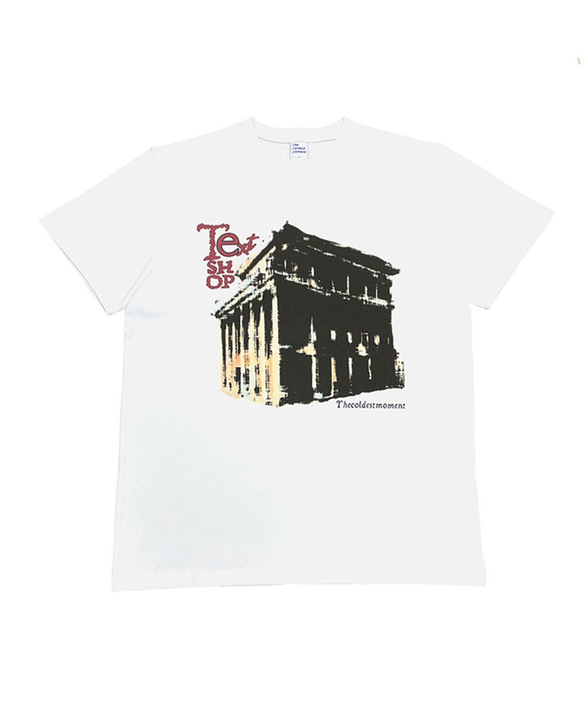 더콜디스트모먼트(THE COLDEST MOMENT) TCM text shop T (white)