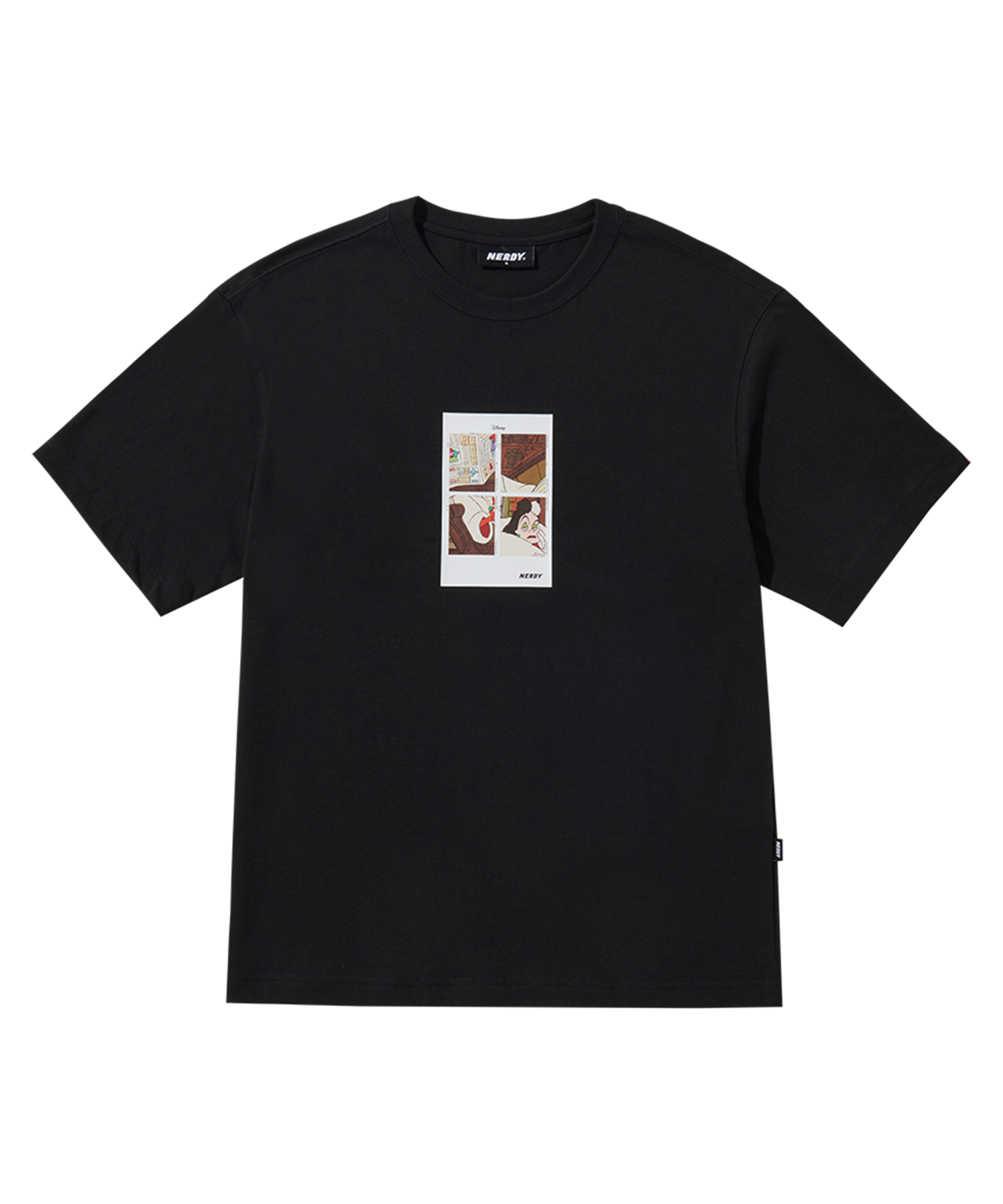さらに100円引き◆Disney X Nerdy Cartoon Short Sleeve T-Shirt MUSINSA | NERDY Disney X Nerdy 4 Cut Short Sleeve T-Shirt