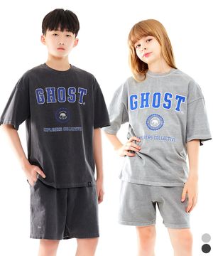 주니어 베어 컬렉티브 피그먼트 오버핏 반팔티셔츠 JT-J3199