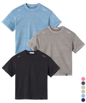 모노 피그먼트 다잉 주니어 오버핏 반팔티셔츠 JT-J3195