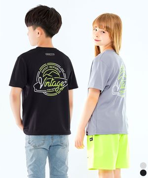 주니어 에어 드라이 네온 아트워크 쿨론 반팔티셔츠 JT-J3183