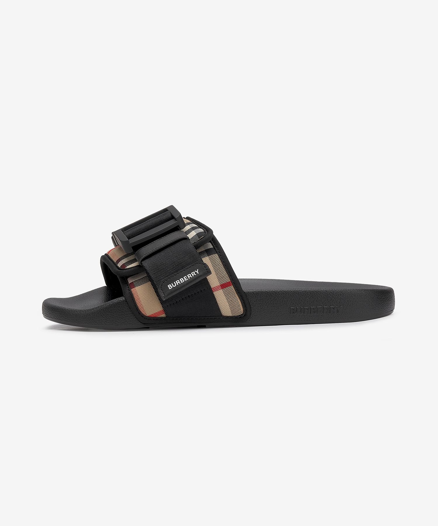BURBERRY ビンテージ チェック スライド Burberry Furley Vintage Check Slide Sandals | Neiman Marcus