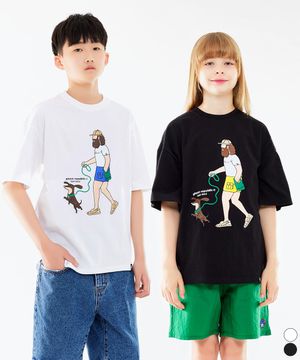 테이크 프리워크 오버핏 반팔 티셔츠 JT-J3206