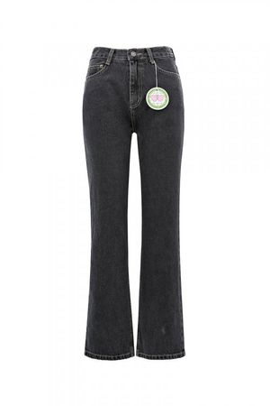 데님 리사이클 세미 와이드 팬츠