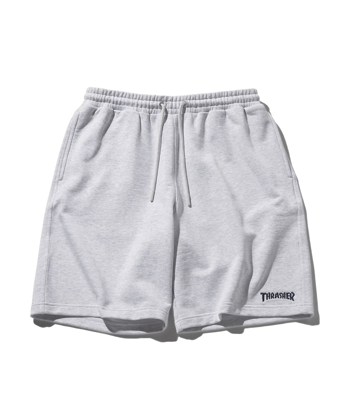 트레셔(THRASHER) 매거진 스웻 쇼츠 화이트 멜란지