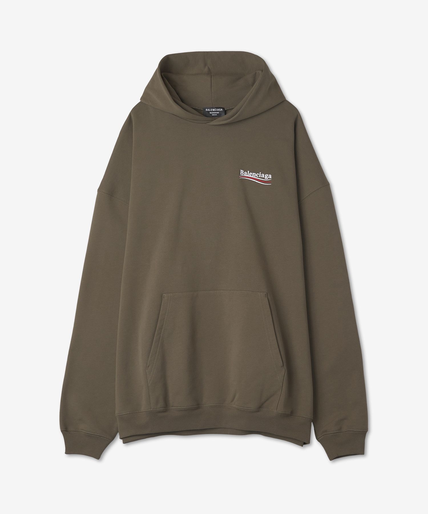 ★Balenciaga★Large Fit Campaign Hood Khaki 620973TKVI92463 MUSINSA | BALENCIAGA Large Fit Political Campaign Hood