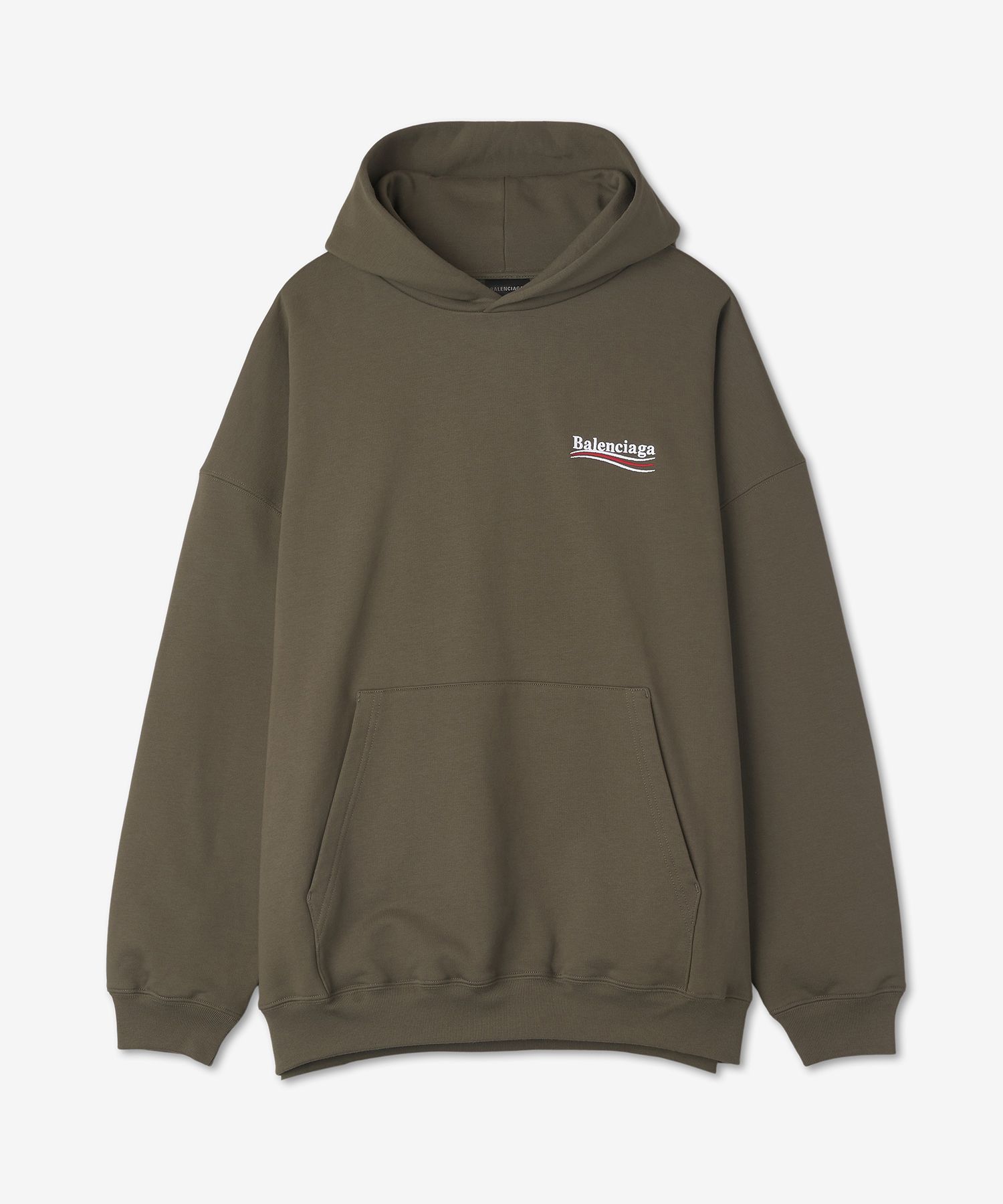 BALENCIAGA Political Campaign ラージフィット パーカー Women's Political Campaign Hoodie Large Fit in Black