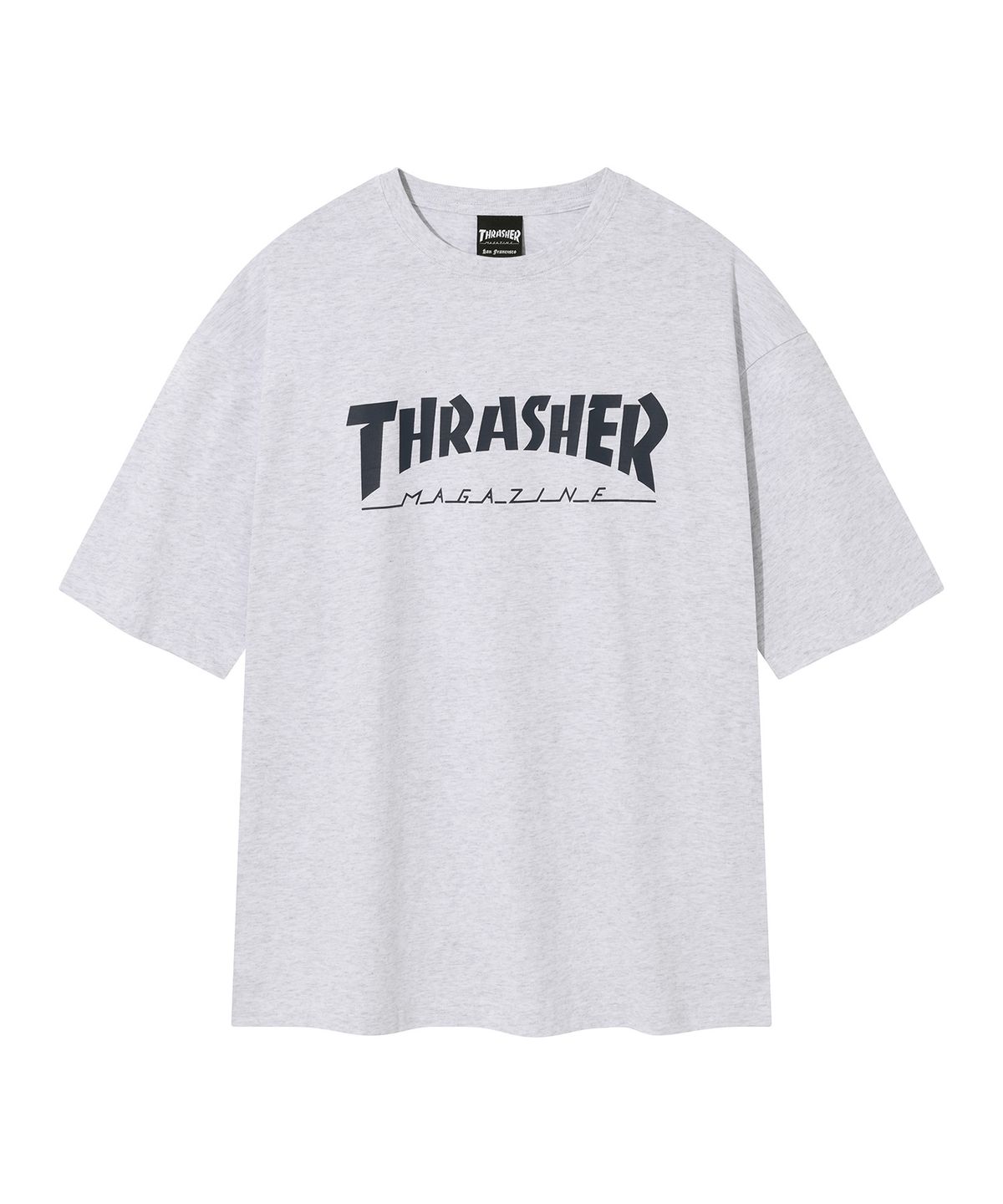 트레셔(THRASHER) 매거진 반팔 티셔츠 화이트 멜란지