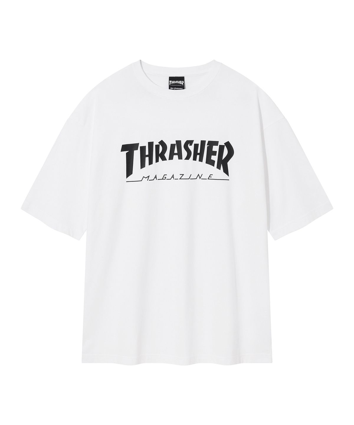 트레셔(THRASHER) 매거진 반팔 티셔츠 화이트