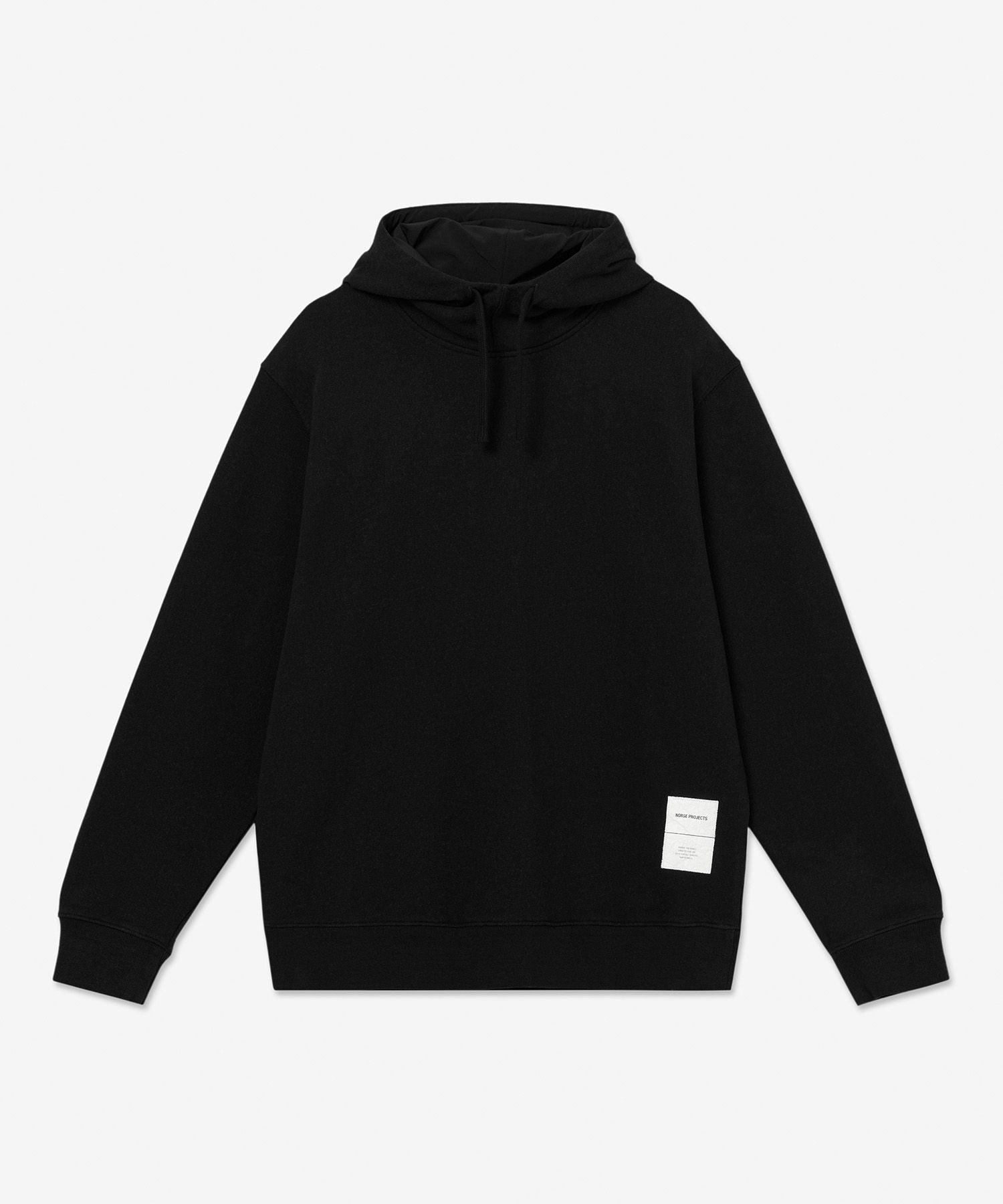MUSINSA | NORSE PROJECTS Fraser Tab Series Hoodie - Black