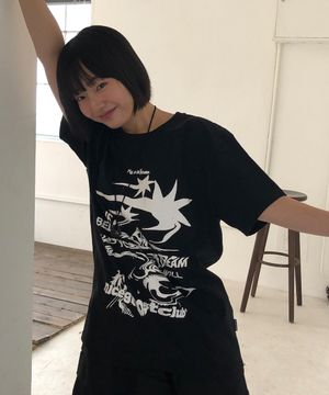 TORNADO LOGO TEE_BLACK(NG2EMUT503A)