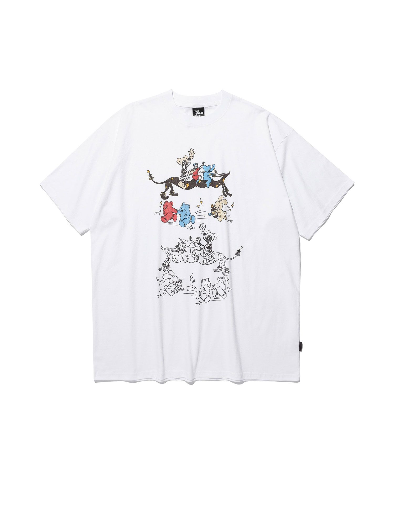 Tシャツ・カットソー [NICEGHOSTCLUB]3EYE DOLLS BIG BIG TEE_WHITE(NG2FMUT542A) 3EYE DOLLS BIG BIG TEE_WHITE(NG2FMUT542A) - 감도 깊은 취향
