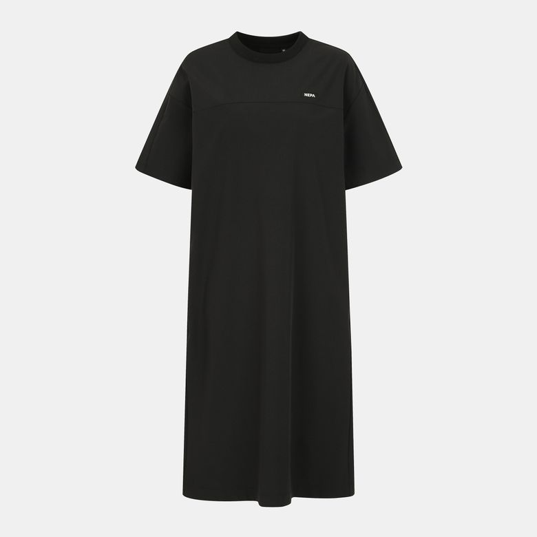 7J45379 여성 컴포 우븐 반팔 원피스 (레귤러핏)