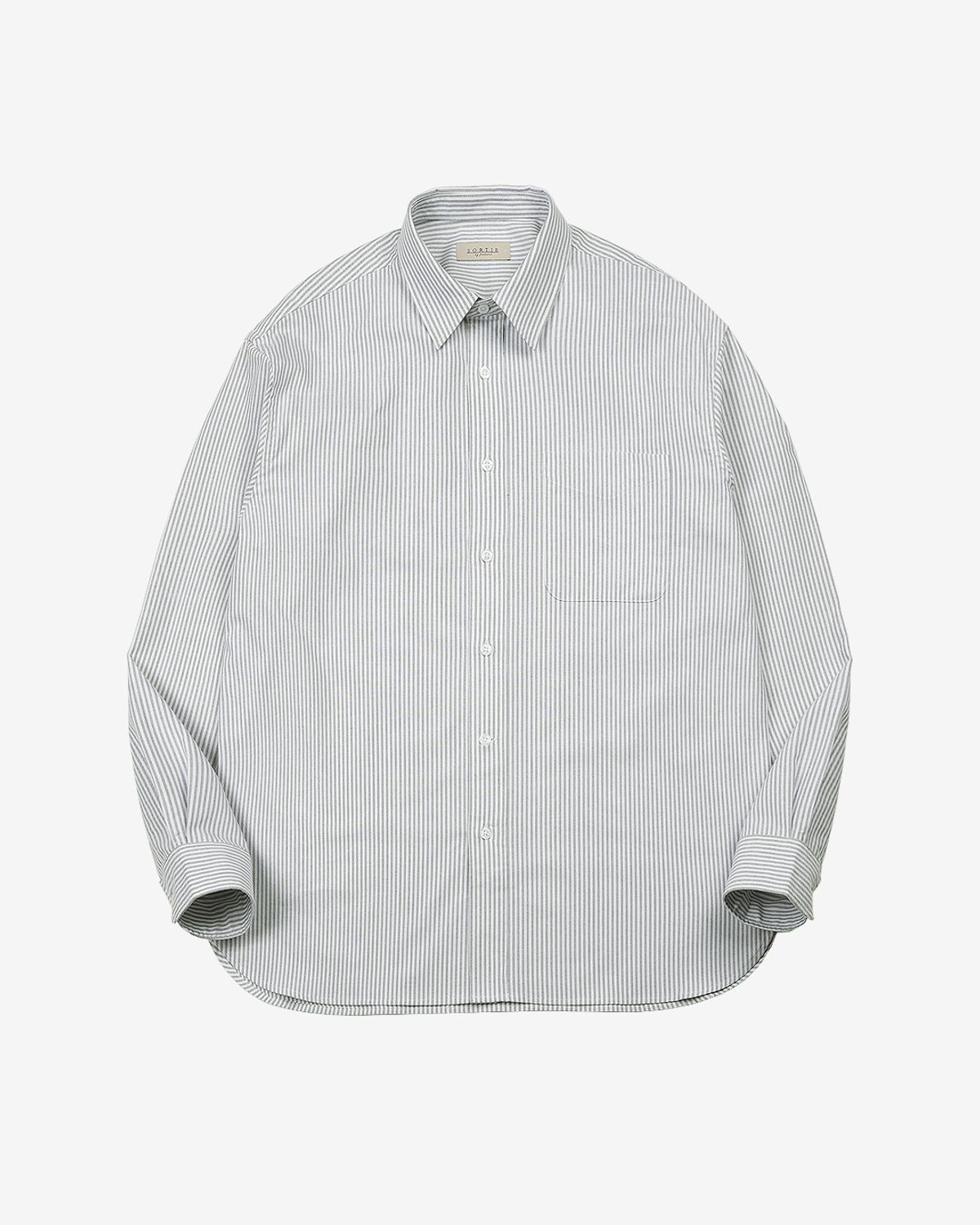 솔티(SORTIE) Essential Comfort Oxford Shirts (Gray)
