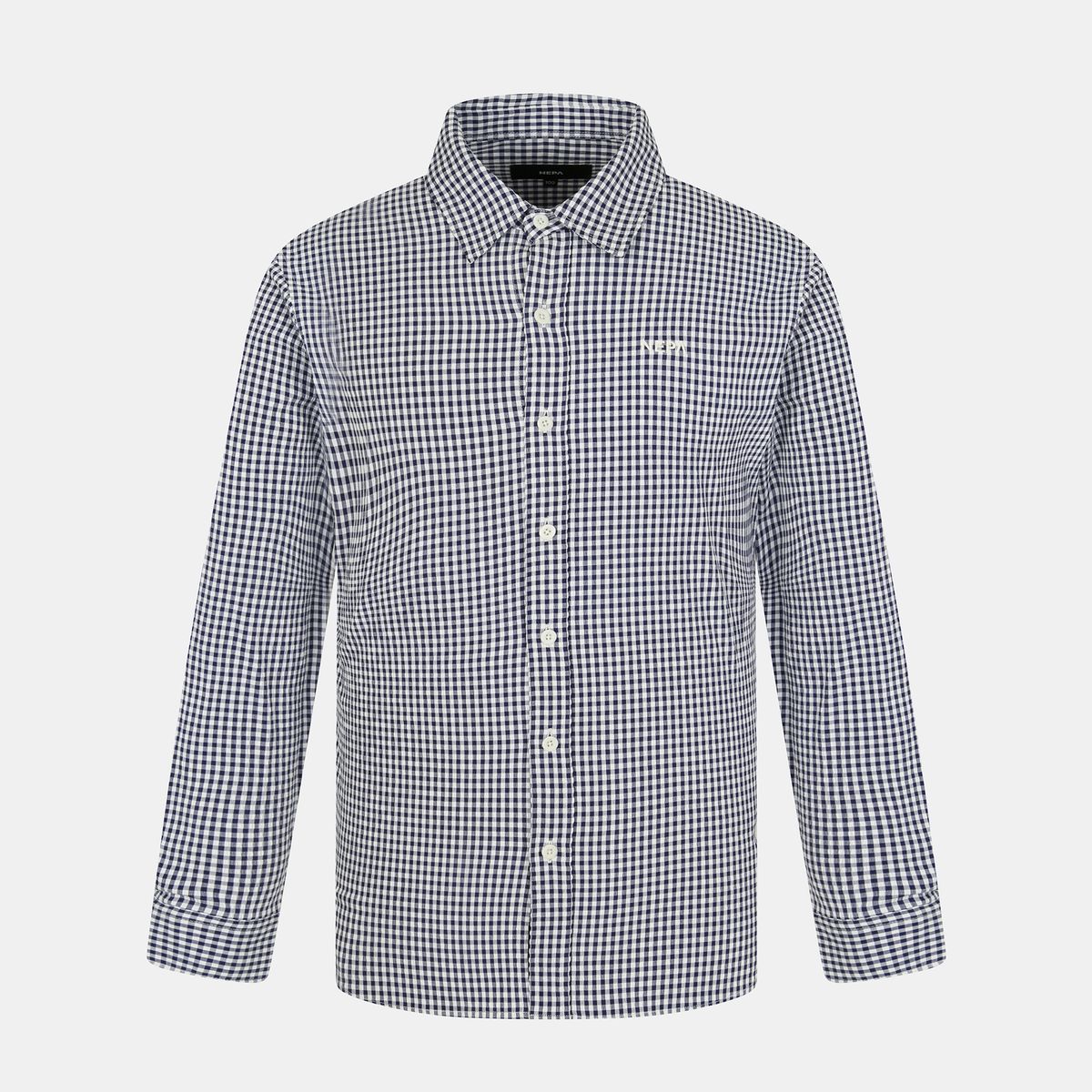 네파(NEPA) 7J31541 남성 라이프 체크 긴팔 셔츠