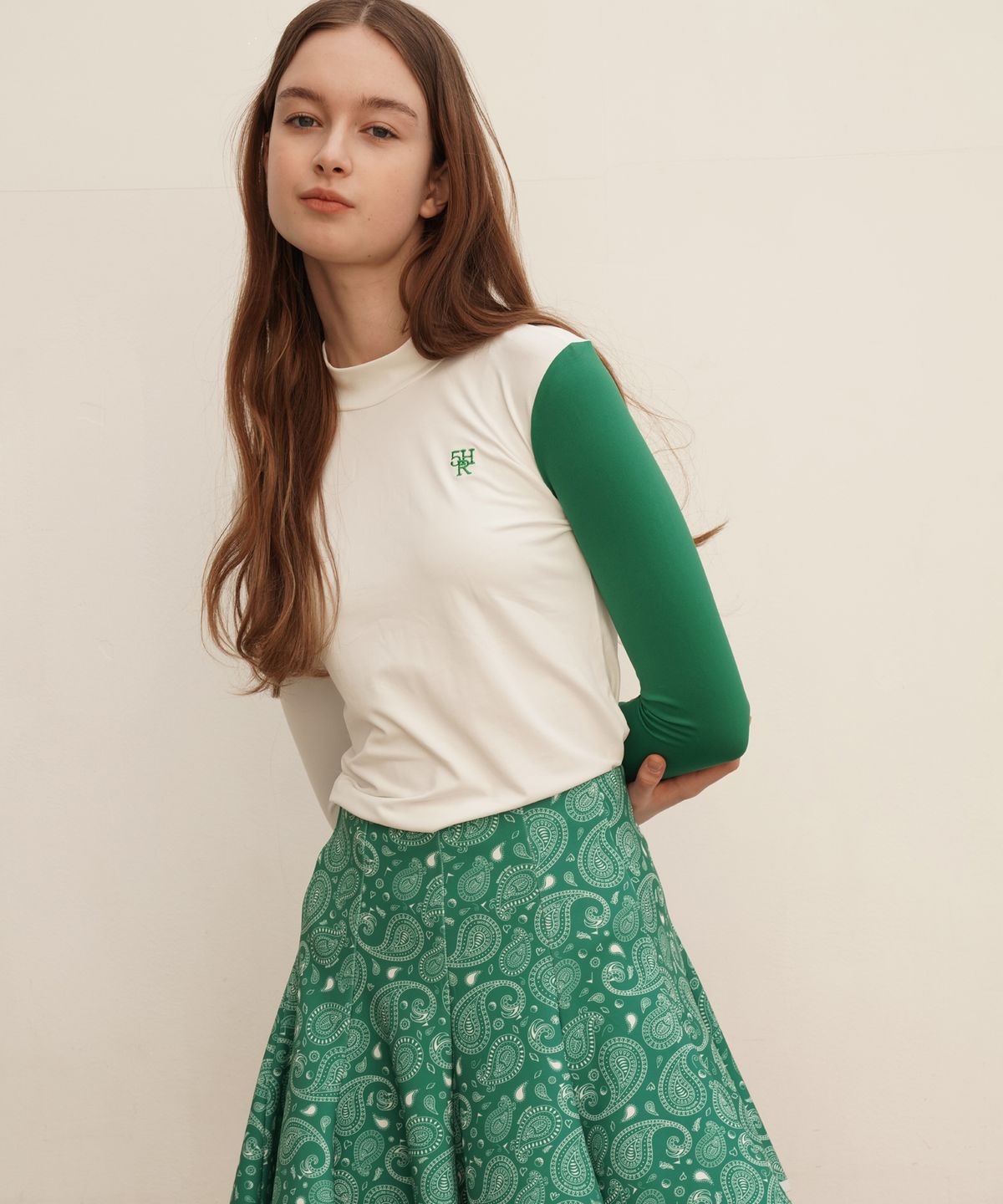 파이브아워스(5HOURS) COOLING BASE LAYER_GREEN