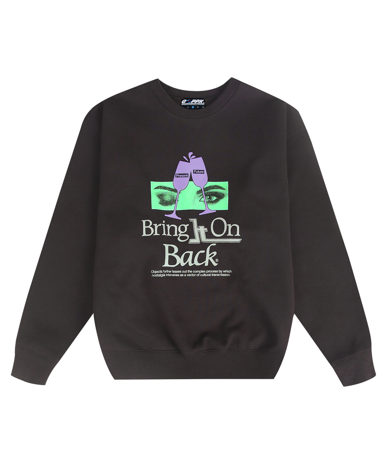 Bring It On Back Sweatshirt_Choco Brown