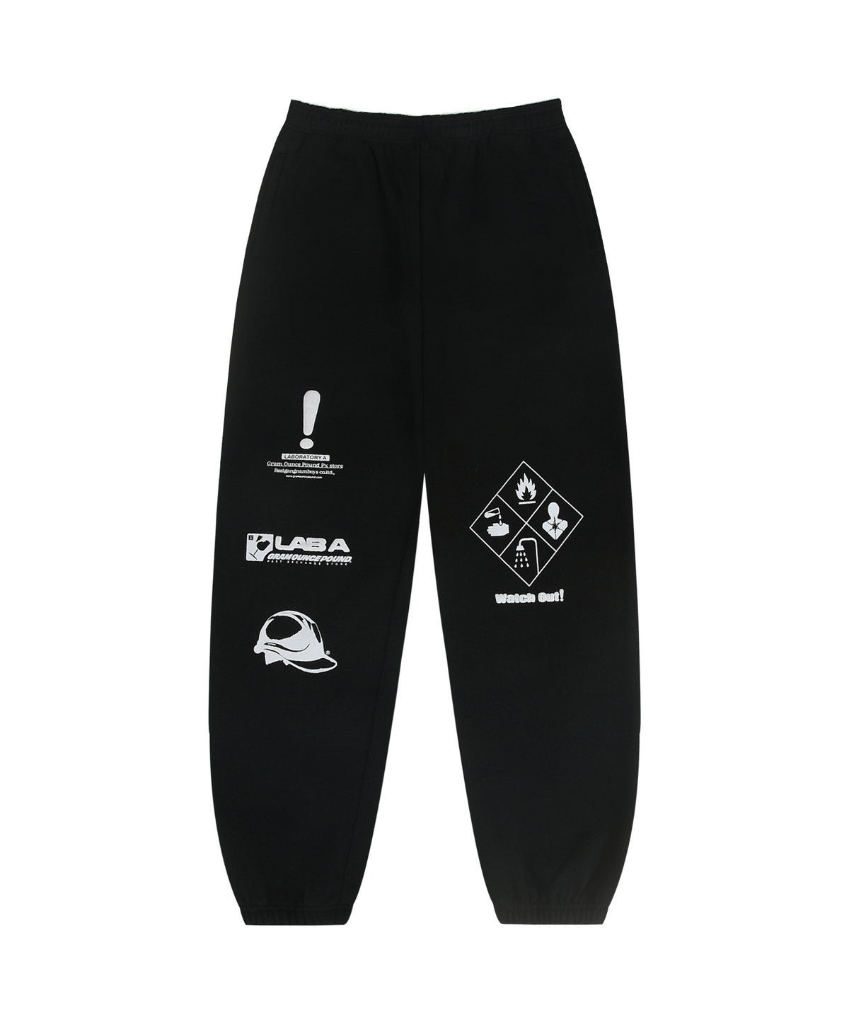 그램 아운스 파운드(GRAM OUNCE POUND) Lab A GOP Sweatpants_Black