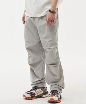 나일론 루즈 파라슈트 팬츠 그레이