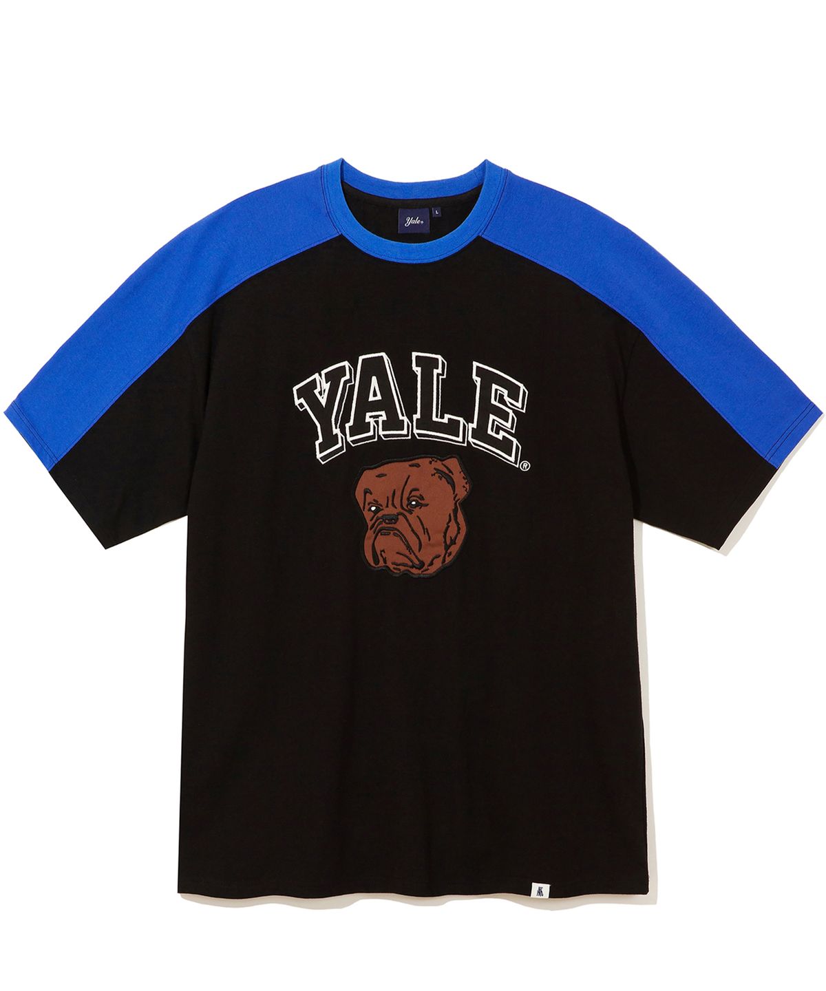 예일(YALE) VINTAGE BULLDOGS CREWNECK TEE ROYAL BLUE