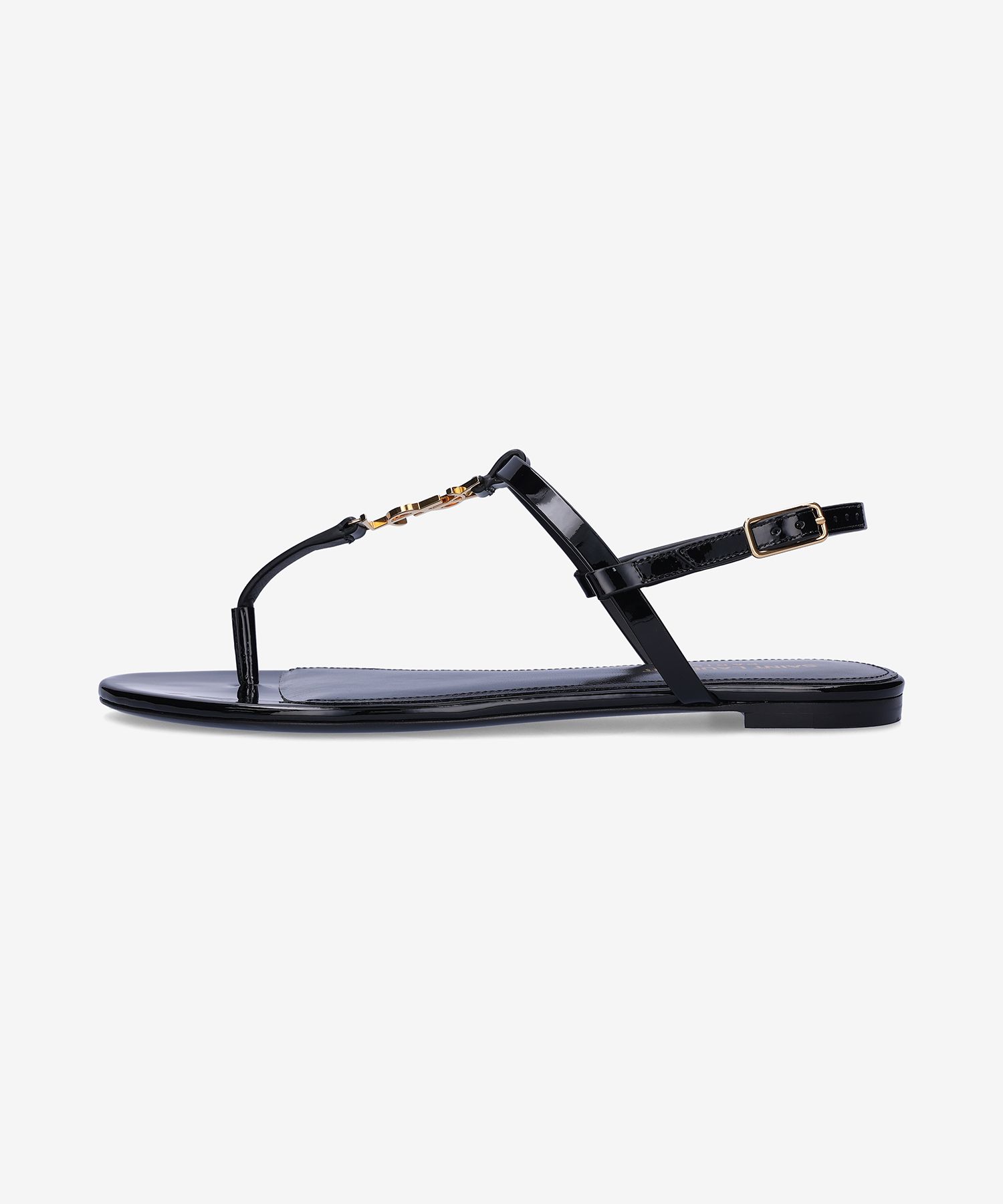 MUSINSA公式 | SAINT LAURENT カサンドラ フラットサンダル - ブラック 