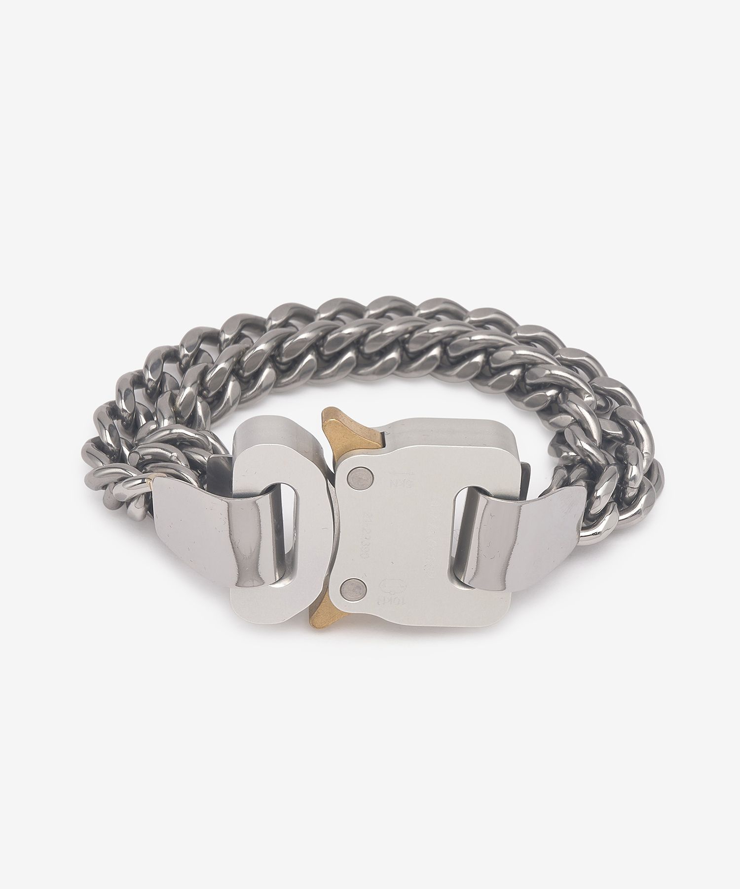 MUSINSA | 1017 ALYX 9SM Double Chain Bracelet - Silver