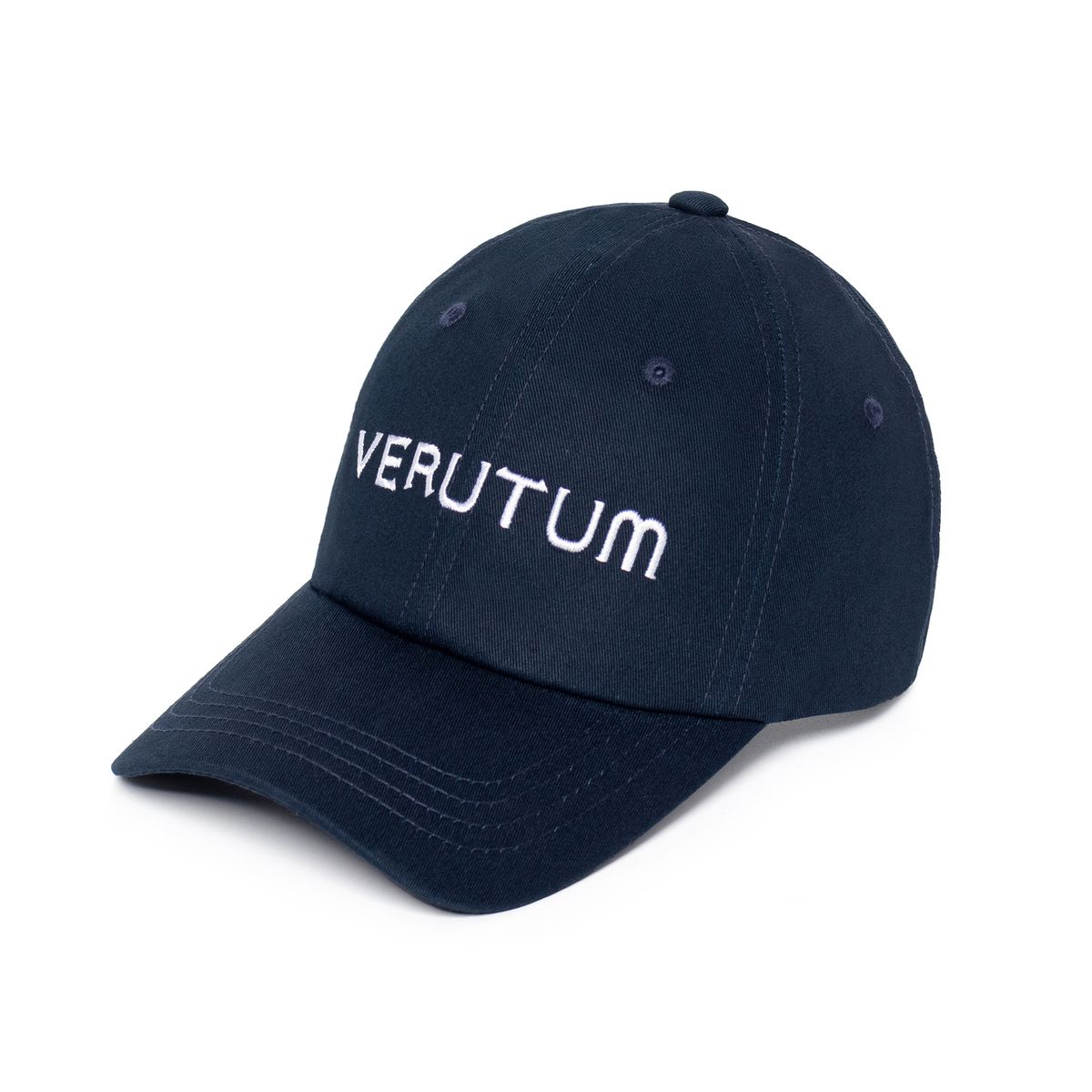베루툼(VERUTUM) 프론트 로고 네이비 볼캡