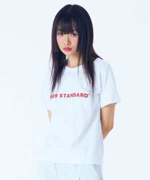 BASIC LOGO 우먼 슬림핏 반팔(SWSSTD-0006)