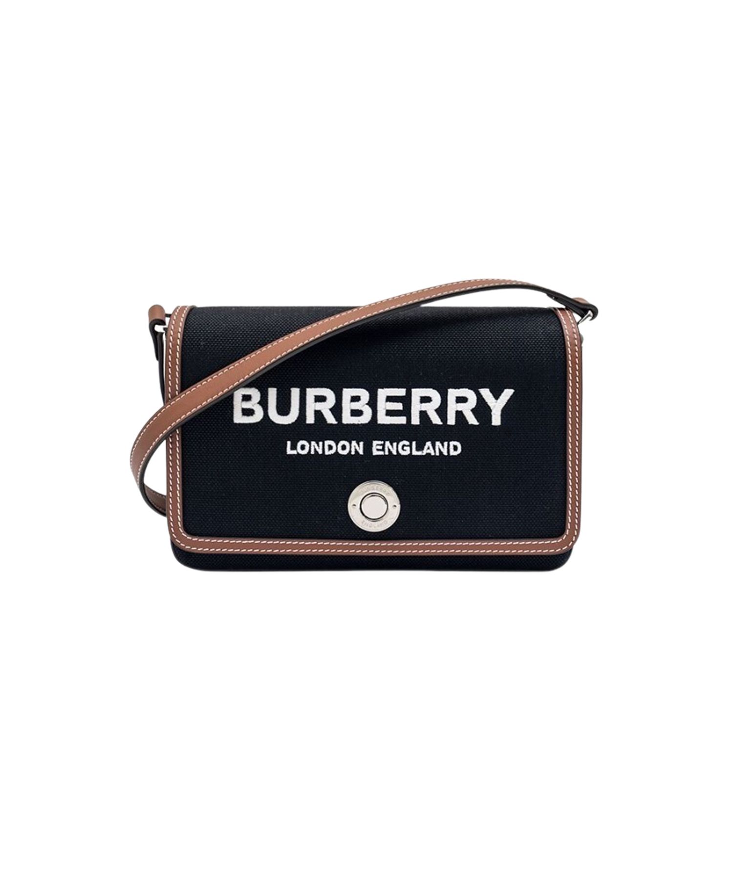 MUSINSA | BURBERRY Technical Cotton Leather Mini Note Bag