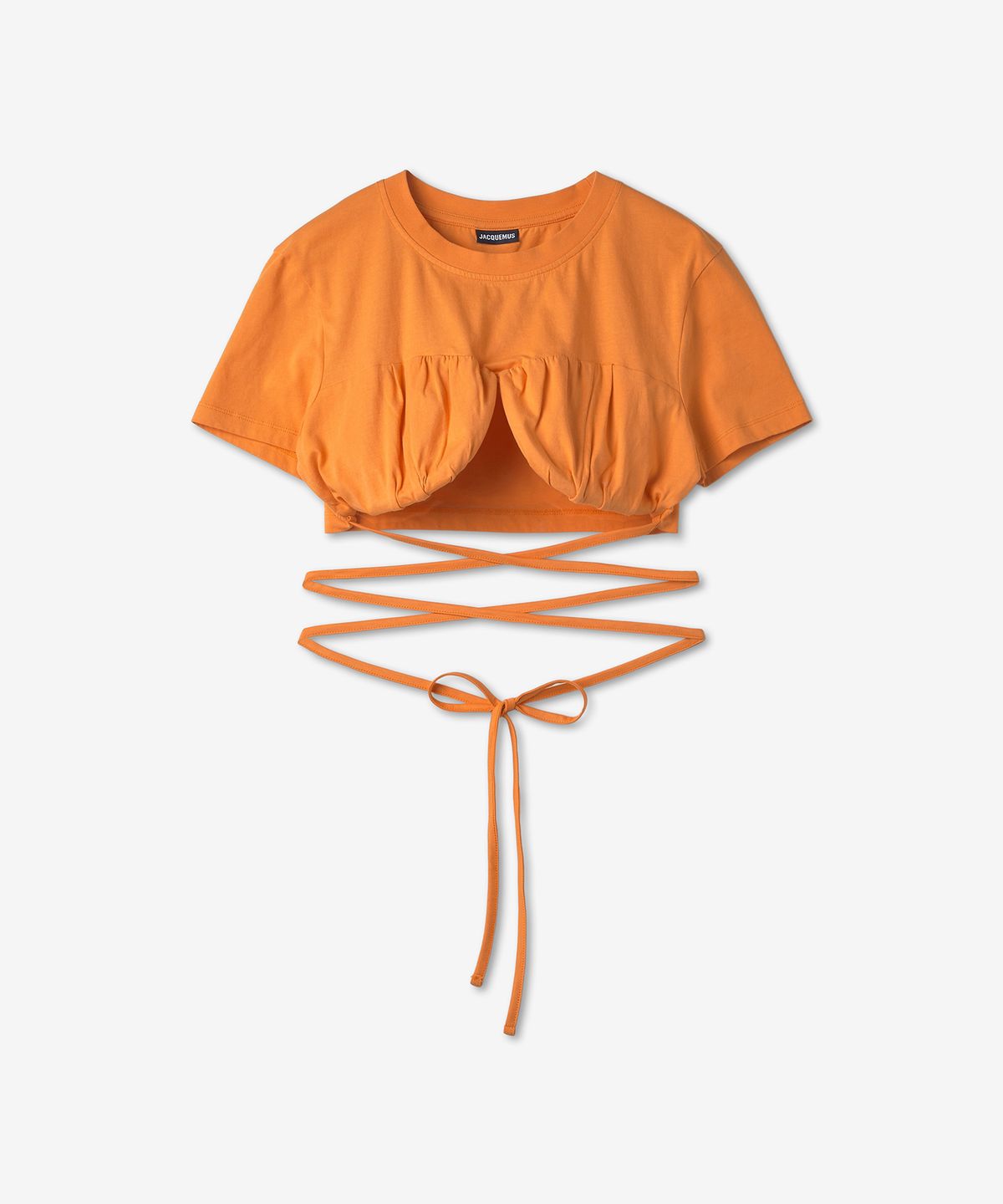 자크뮈스(JACQUEMUS) 르 바치 반소매 티셔츠 - 오렌지 / 211JS0012160750