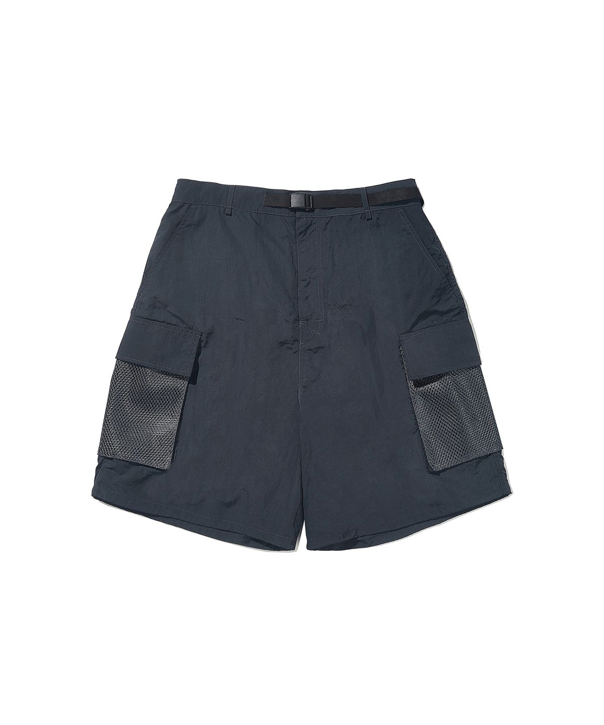 사운즈라이프(SOUNDSLIFE) Utility Mesh Pocket Cargo Shorts Charcoal