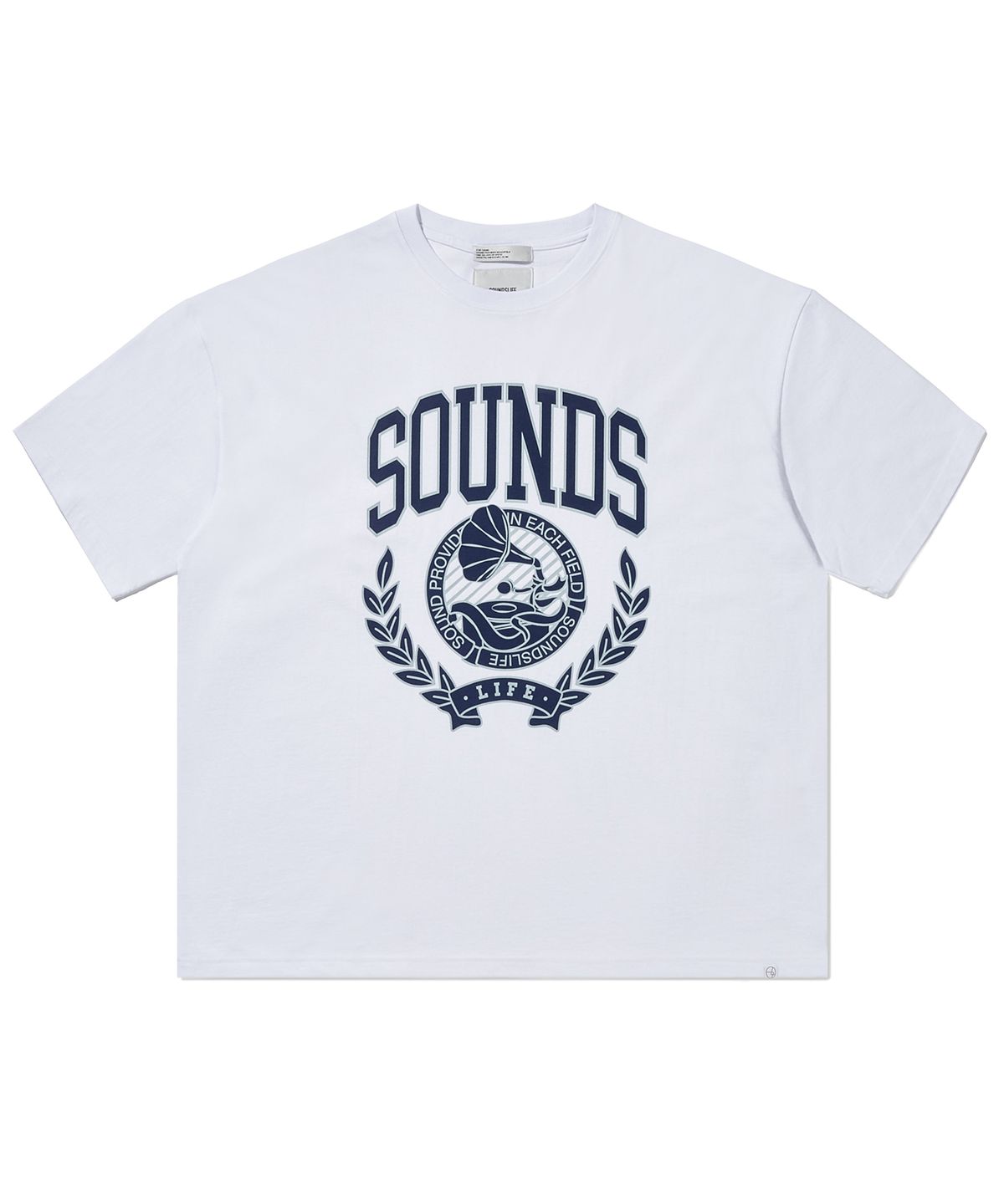 사운즈라이프(SOUNDSLIFE) Sounds Graphic T-Shirt White