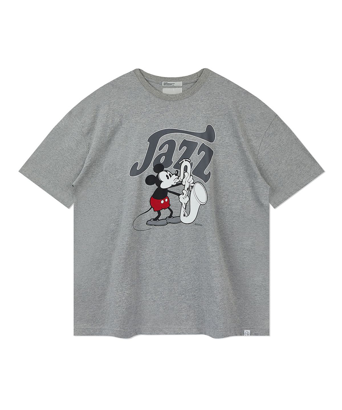 사운즈라이프(SOUNDSLIFE) Mickey Jazz T-Shirt Melange Grey