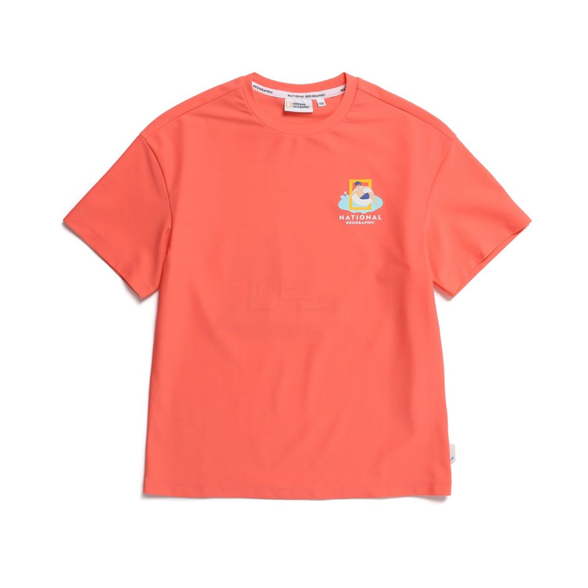 내셔널지오그래픽 키즈(NATIONAL GEOGRAPHIC KIDS) K232URG660 워터 반팔 라운드티 PEACH