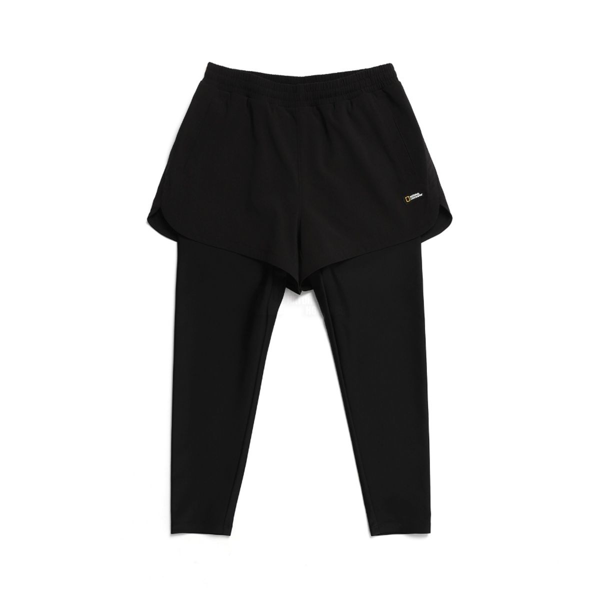 내셔널지오그래픽 키즈(NATIONAL GEOGRAPHIC KIDS) K232GWL610 여아 반바지 워터 레깅스 CARBON BLACK