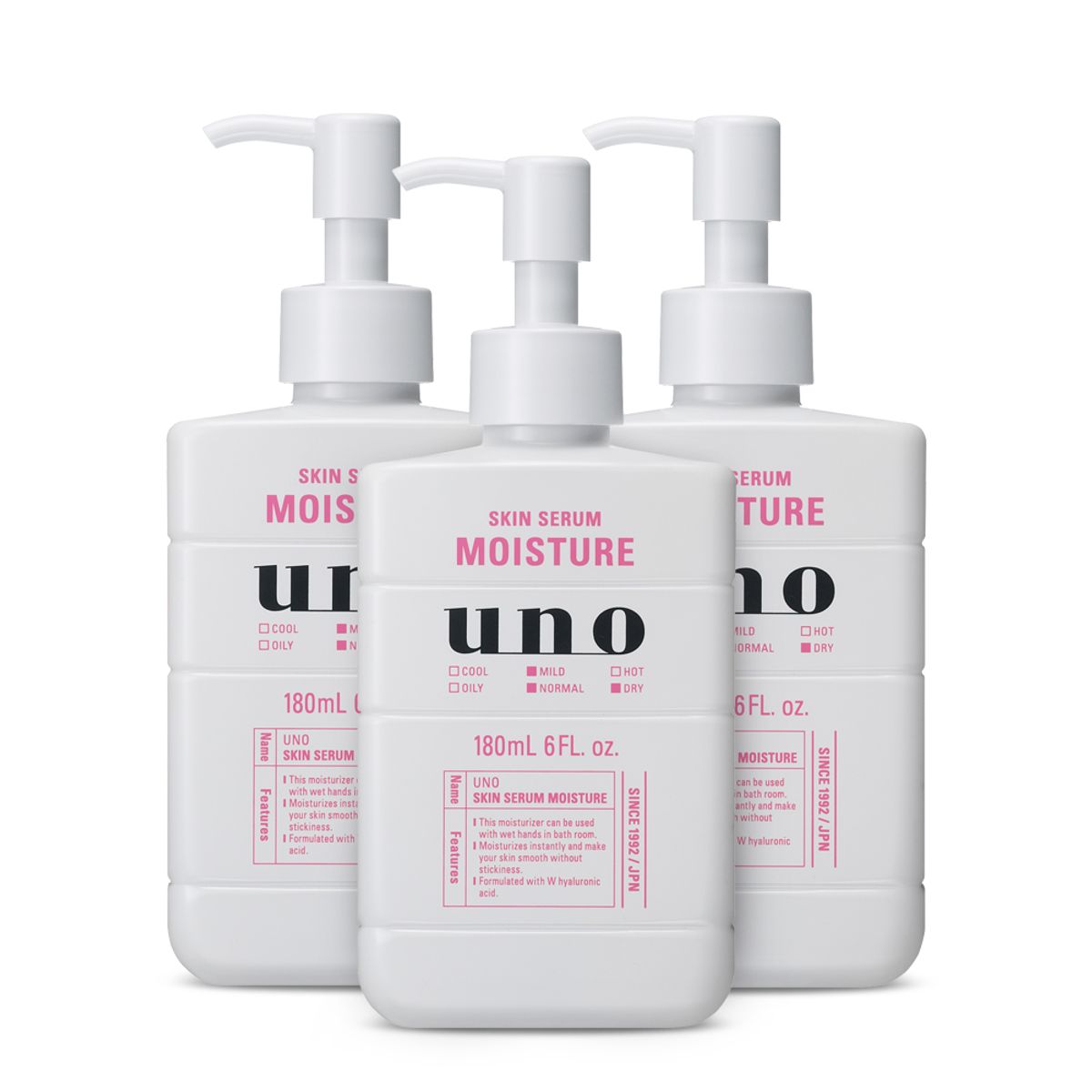 우노(UNO) 스킨 세럼 모이스처 A 180ml x3개