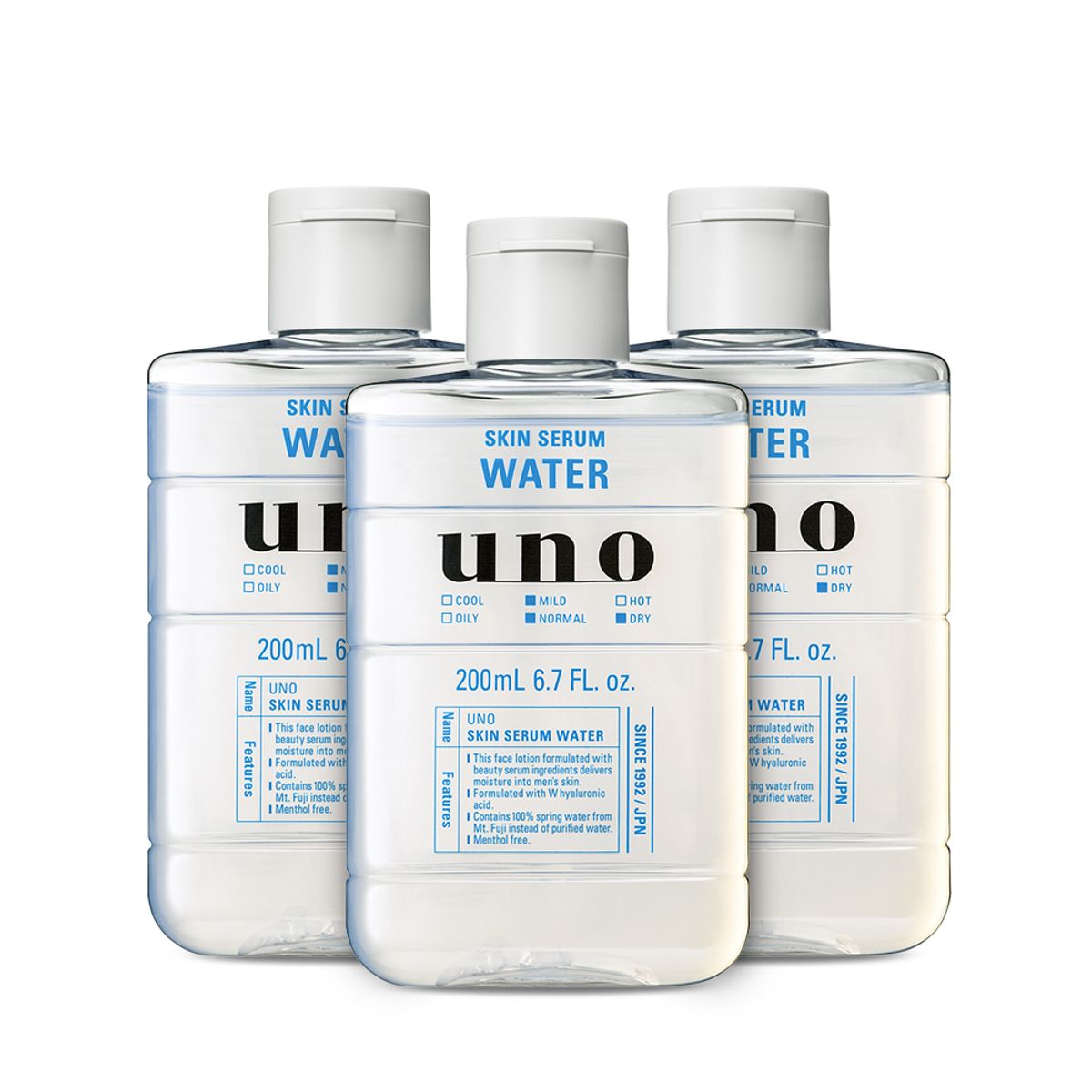 우노(UNO) 스킨 세럼 워터 A 200ml x3개