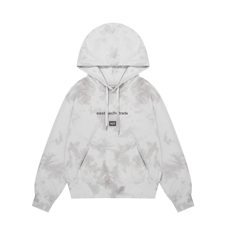 TIE-DYE CLASSIC LOGO HOODIE (GREY)