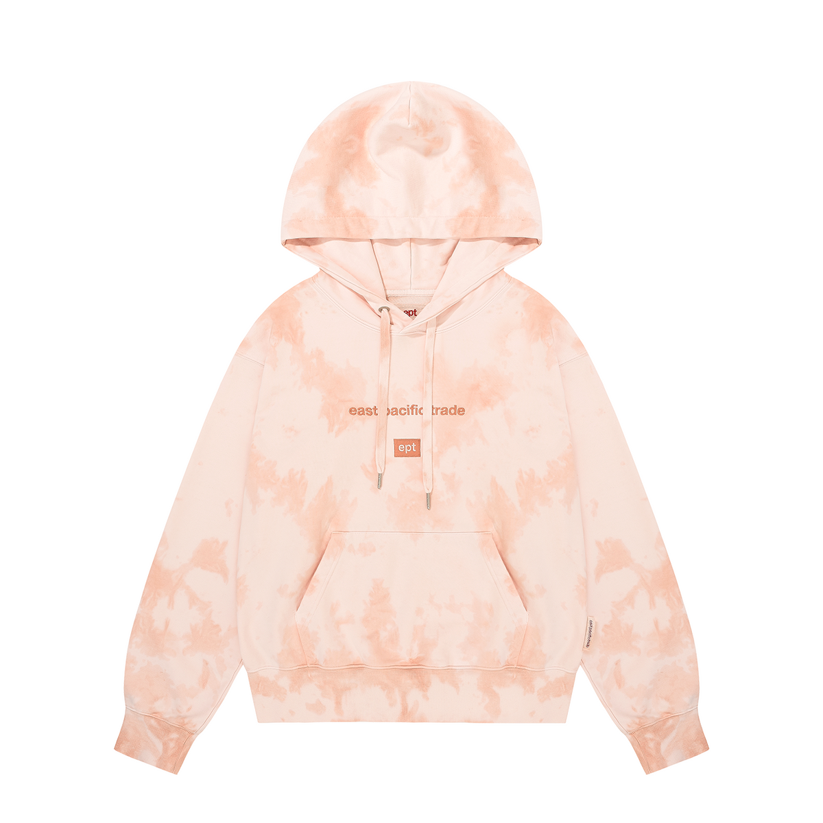 이피티(EPT) TIE-DYE CLASSIC LOGO HOODIE (CORAL)