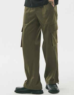 세미와이드 카고조거 스토퍼 Khaki