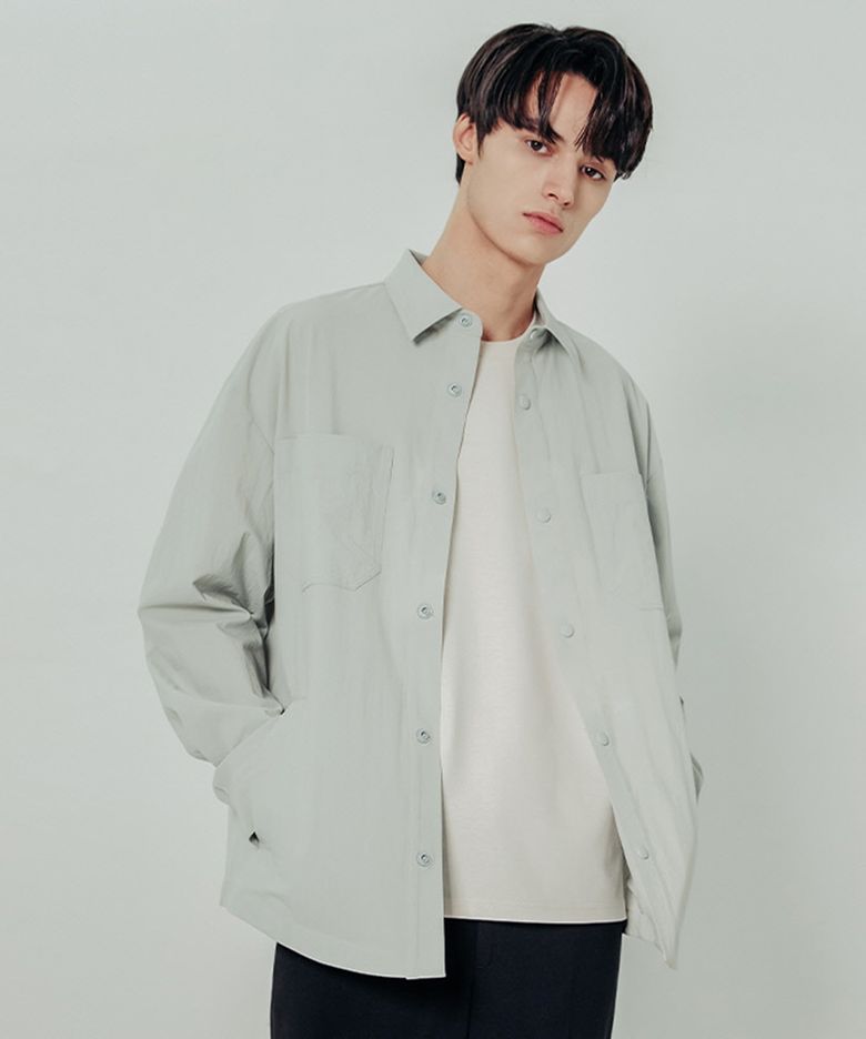 남성 베이직 셔켓 (LT-KHAKI) (HZ3LS15_62)