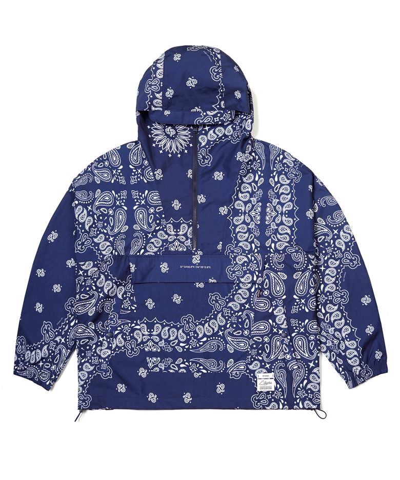23 PAISLEY ANORAK NAVY