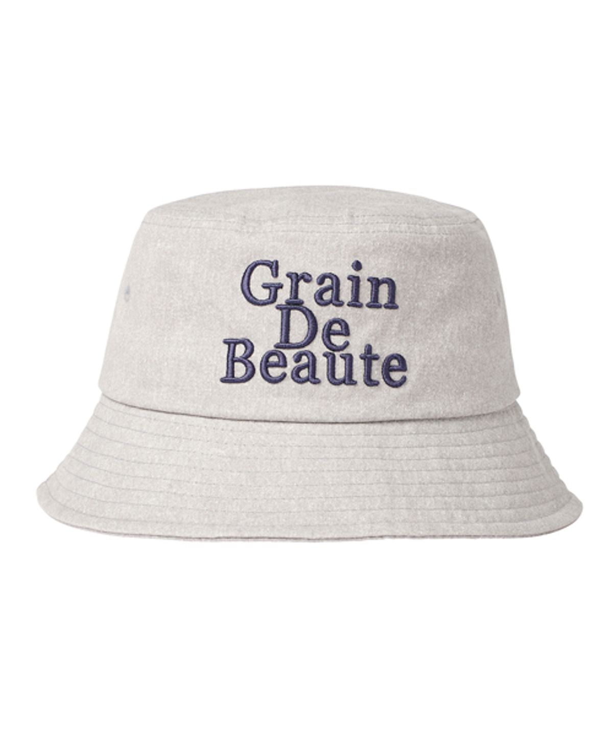 그랭드보떼(GRAIN DE BEAUTE) Washed Basic Bucket Hat [Light Gray]