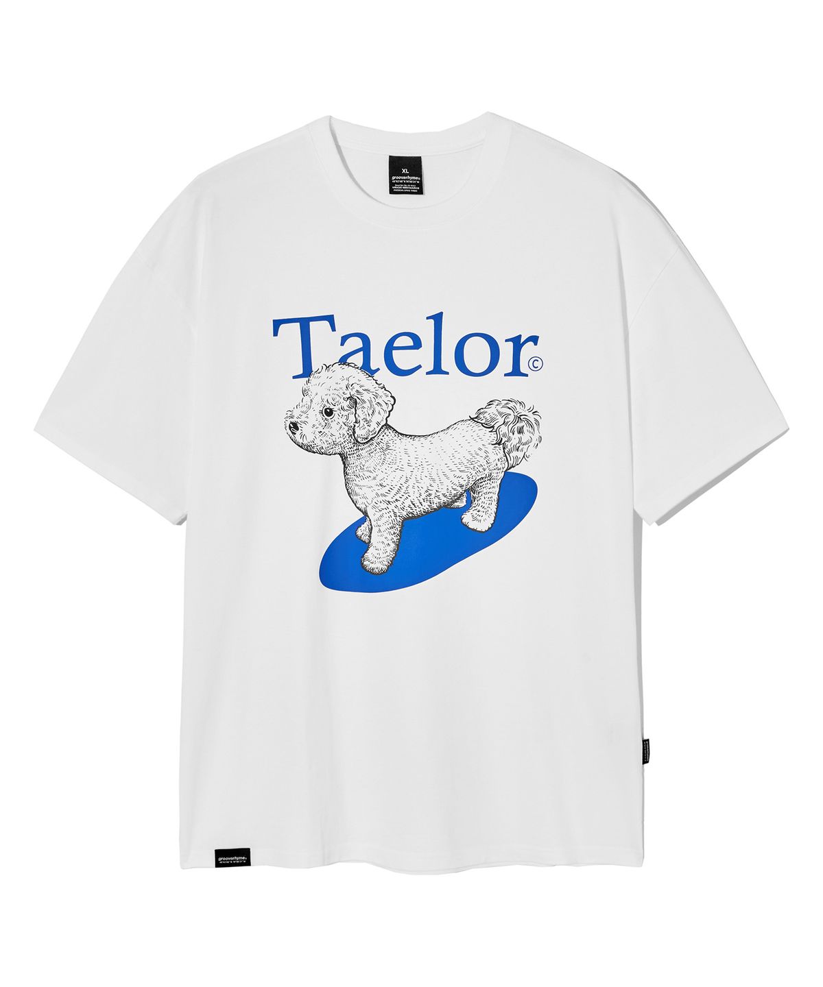 그루브라임(GROOVE RHYME) TAELOR SERIES MALTESE T-SHIRTS (BLUE) [LRRMCTA313M]