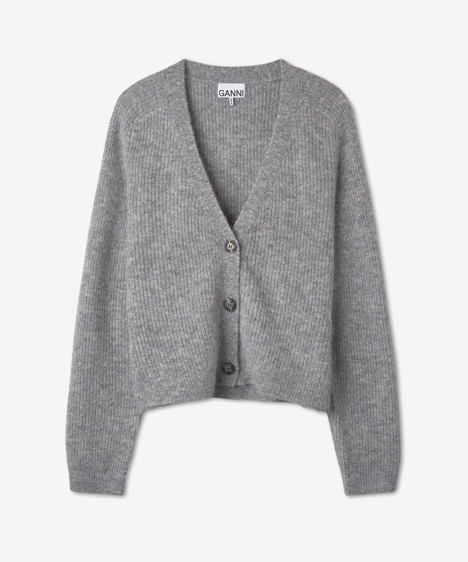 GANNI ダークグレー 長袖カーディガン 楽天市場】GANNI ガニー カーディガン トップス ARGYLE KNIT