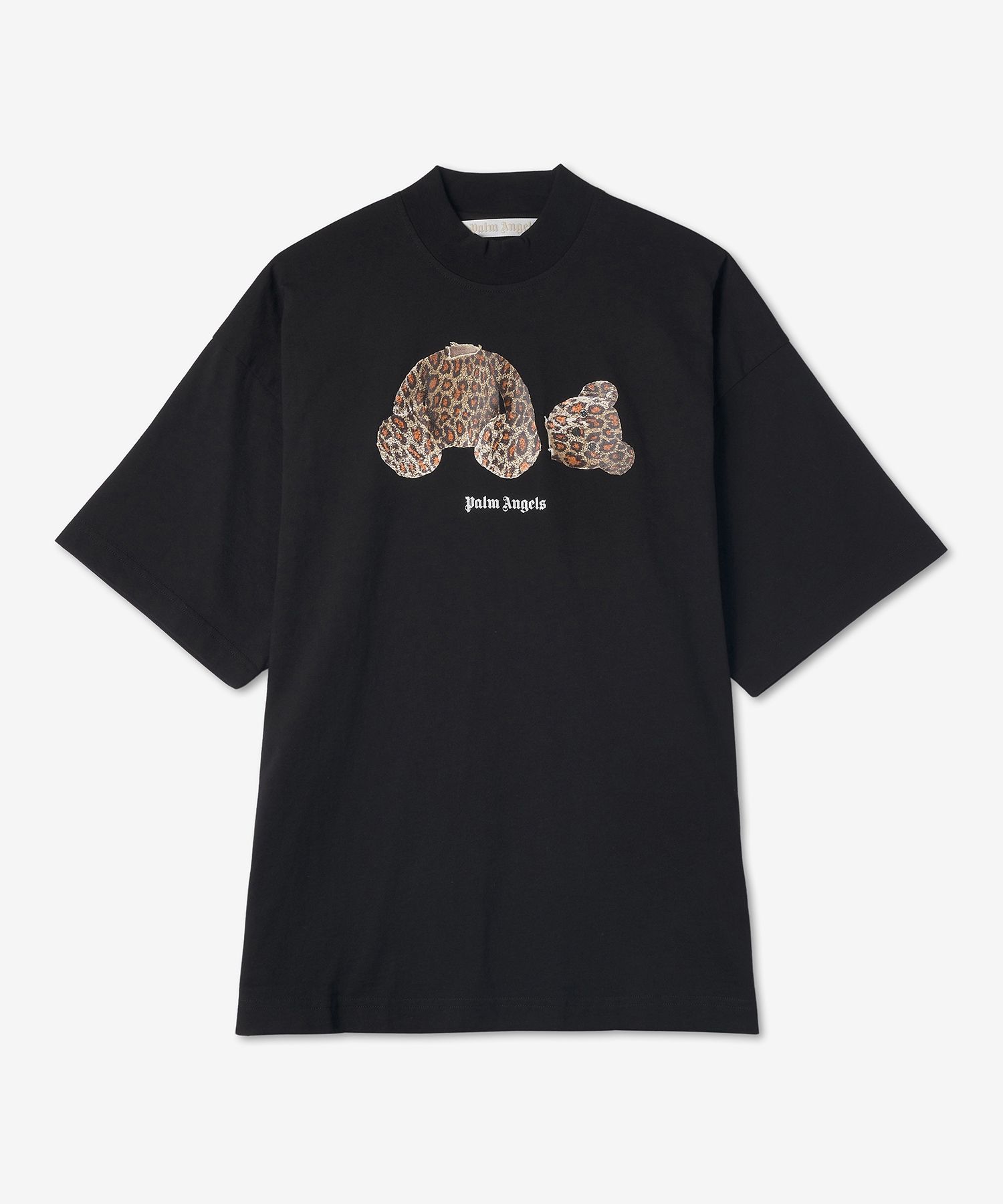 MUSINSA公式 | PALMANGELS レオパードベアロゴプリント半袖Tシャツ 