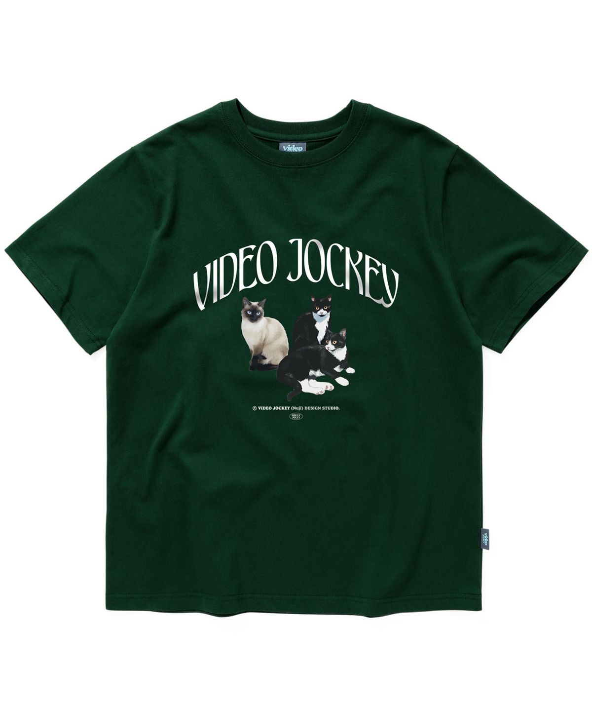 비디오자키(VIDEO JOCKEY) 집사의 자격 티셔츠 [그린]